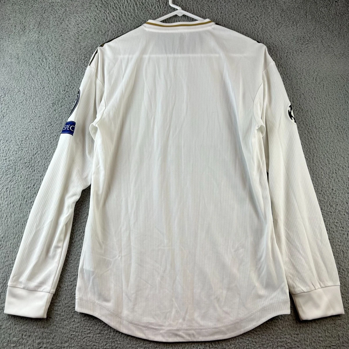 Real Madrid Benzema Ramos Era CL Player Issue Climachill Shirt