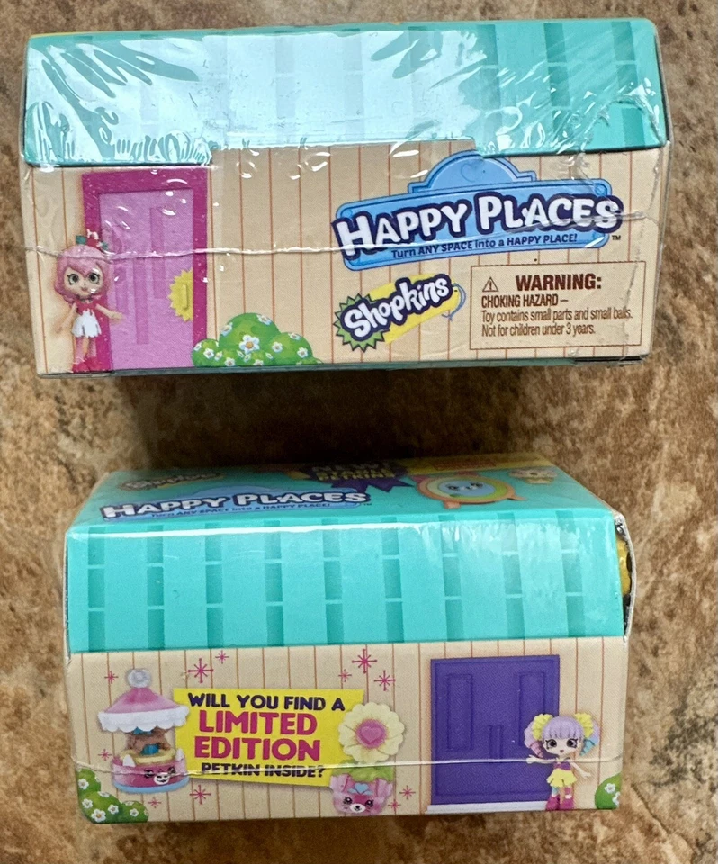B 24&27 Shopkins Happy Places paquetes ciegos nuevos estables Petkins (¡paquete de 2!) Foto 4 de 4