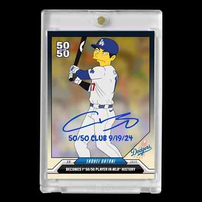 Shohei Ohtani #17 2024 Los Angeles Dodgers 50/50 Club Facsimile