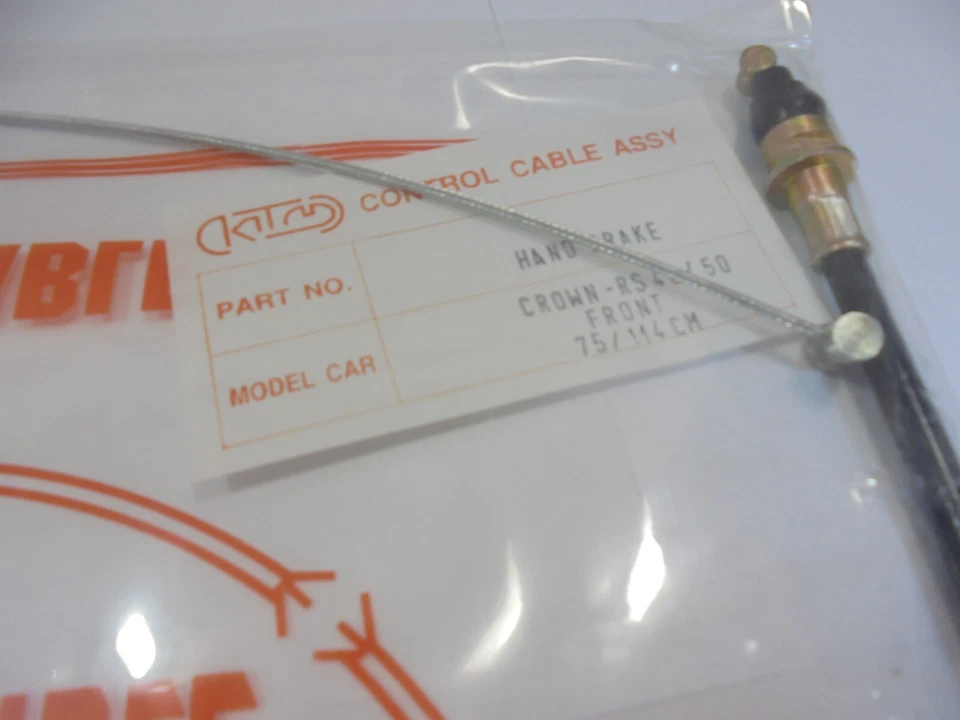 JUEGO DE CABLES DE FRENO DE MANO DERECHO DELANTERO Y TRASERO SEDÁN TOYOTA CROWN RS40 MS40 S40 Foto 3 de 4