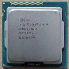 Intel Core I7-3770 LGA 1155 3.40GHz Up to 3.9GHz 8MB quad-core CPU processor