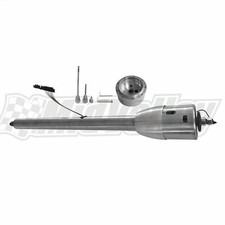 32 Polished Finished Tilt Manual Steering Column W 9 Hole Wheel Adapter No Key