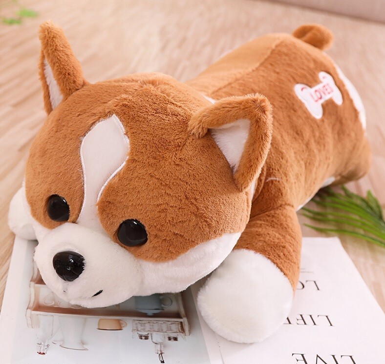 Shiba Inu Plush Pillow Giant Corgi Stuffed Animal Shiba Inu Corgi