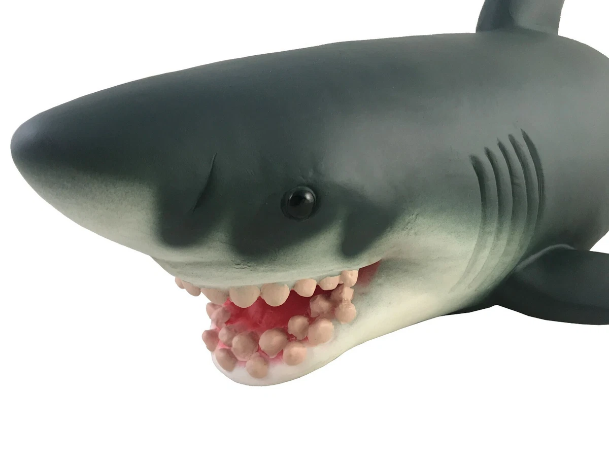 Large White Shark Toys Soft Rubber Sea Animals Party Gift for Kids Adults 21