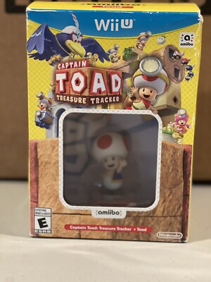 Captain Toad Treasure Tracker Amiibo Bundle Nintendo Wii U Sealed!