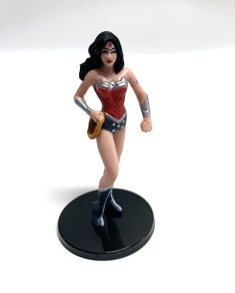 "Mini figura estatua juguete PVC adorno para pasteles Wonder Woman Pinup 2,75""" Foto 2 de 4