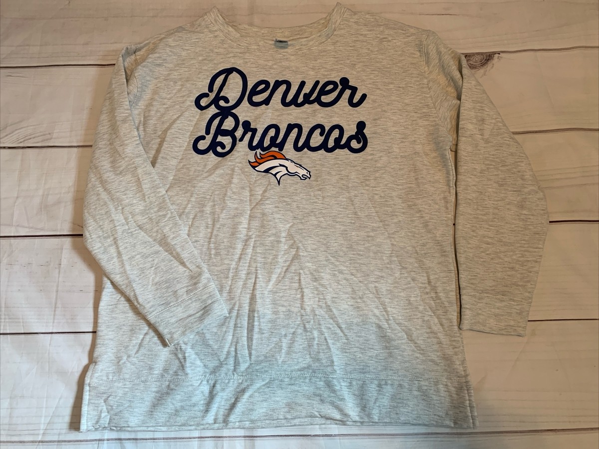 Denver Broncos NFL Women's XL Long Sleeve Pullover Football