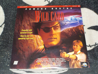 Wild Card NEW SEALED Laserdisc LD Powers Boothe Cindy Pickett Free Ship $50