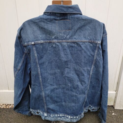 Levi's Herren Denim Trucker Distressed Klassische Jeansjacke Größe 5XL XXXXXL 72334 - Bild 2 von 3