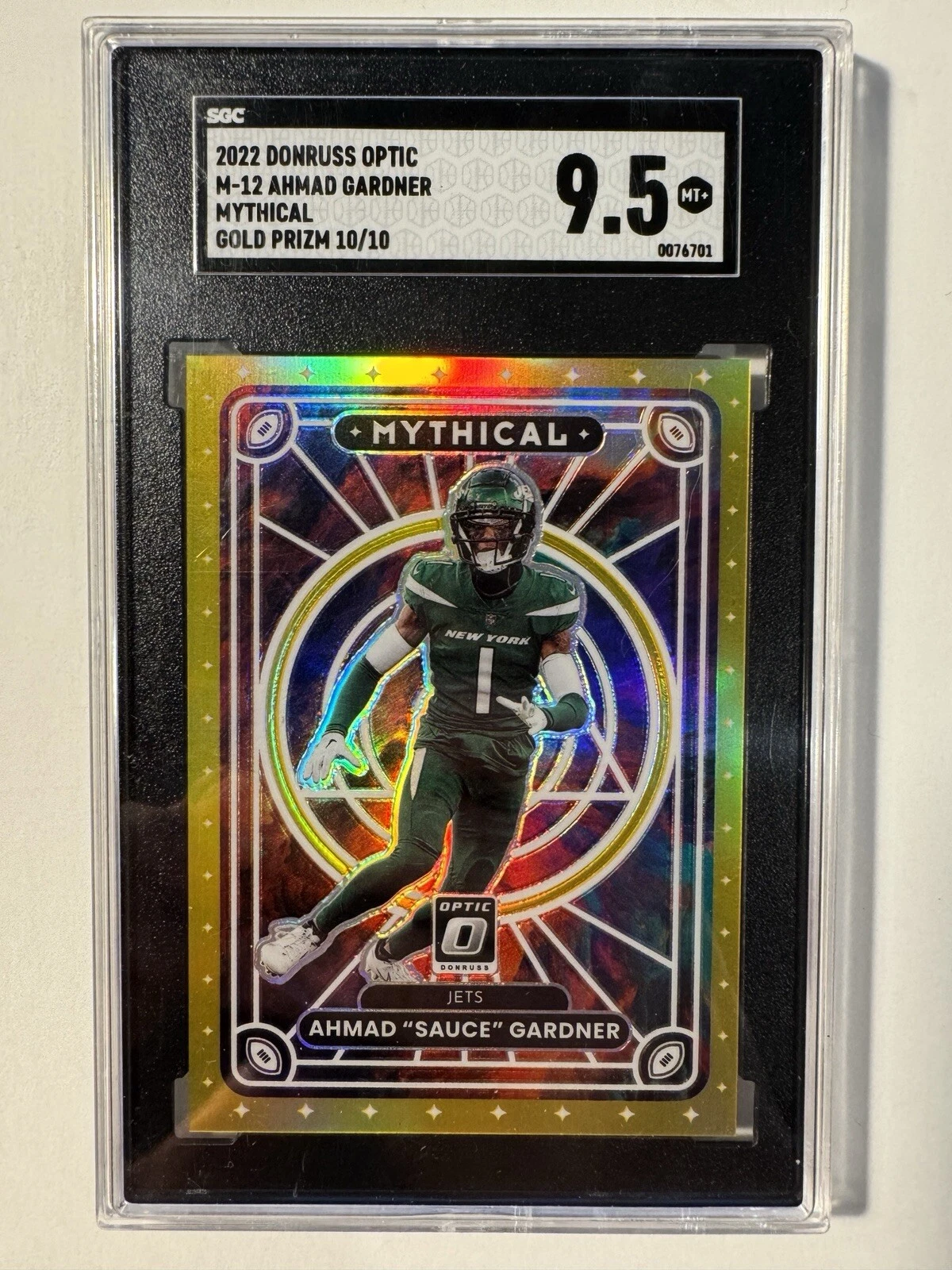 Sauce Gardner Panini Donruss Optic Mythical #M12 Gold