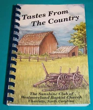 Westmoreland Baptist Church Cookbook Charlotte NC 1995 North Carolina