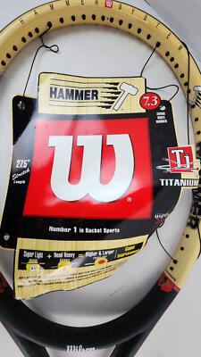 Wilson Hammer 7.3 Tennis Racket (T7174) - 4 1/4 in, Unstrung, OS