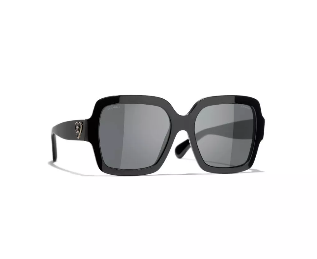 Chanel Black 5227 Oversized Square Sunglasses Chanel | The Luxury Closet