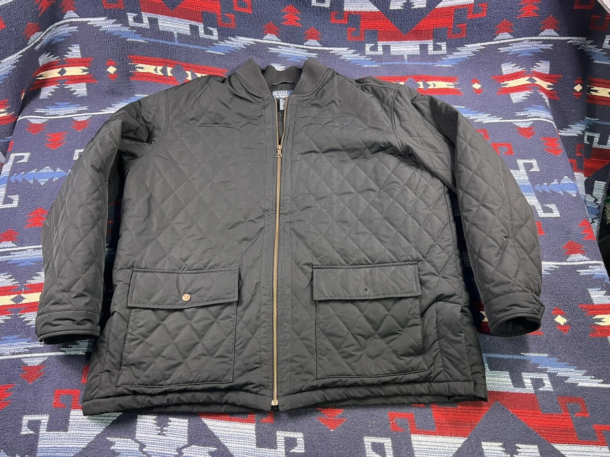 Mens quilted hunting jacket top