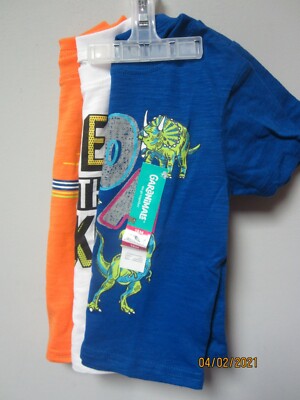 Garanimals Baby Boy 3-Piece Assorted Colors Graphic T-Shirts Size 18M LOT
