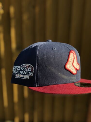 Sports World 165 Exclusive New Era 59FIFTY Blood Moon Boston Red Sox Size 7 1/4 - Afbeelding 1 van 4