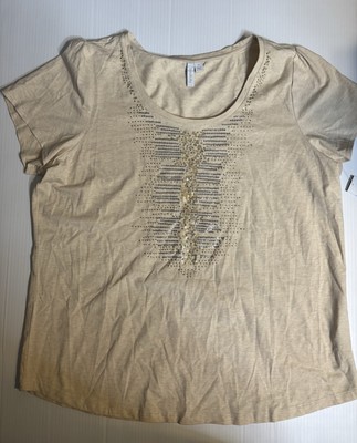 NWT relativity 1x Embellished Tee