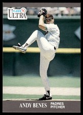 Andy Benes 1991 Ultra #301 San Diego Padres MLB READ FREE SHIPPING AutographDen