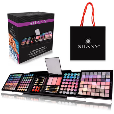SHANY Carry All Trunk Makeup Set Complete Beauty Kit Eyeshadow Blush Nail Polish