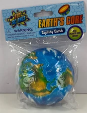 Toysmith Earth’s Core Squishy Earth Ball – Layers of Earth STEM Toy – NEW