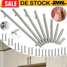 10X Edelstahl Schrankgriffe Möbelgriffe für Küchenschränke Schubladengriffe DE