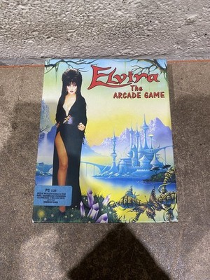 Flair Software Elvira The Arcade Game PC 5,25'' Diskette VGA EGA Vintage Big