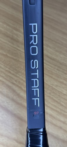 Wilson Prostaff 97 V11 Tennis Racquet Sz 4 1/8 - W/ New Over Grip - Picture 6 of 10