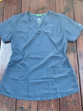 HH Works by Healing Hands Monica Women's 4-Pocket STRETCH V-Neck Scrub Top S