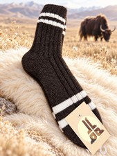 100 Organic Mongolian Yak Wool Socks Warm Winter Socks