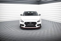 Maxton Design Frontlippe V.6 + Flaps Passend FüR Hyundai I30 N Mk3 Hatchback/Fas