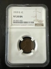 1919 S 1C VF 20 BN