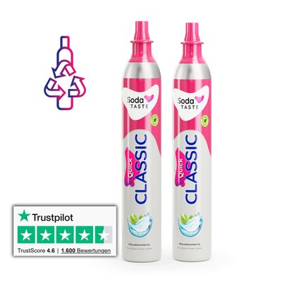 CO2-Zylinder 2er-Pack tauschen - Quick Classic
