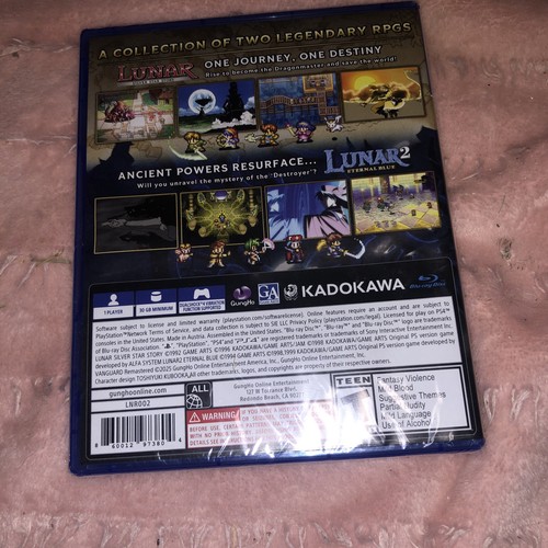 PS4 LUNAR Remastered Collection nuovo sigillato DISCO SCIOLTO - Foto 3 di 8