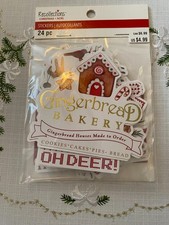 RECOLLECTIONS HOME FOR THE HOLIDAYS DIE CUT STICKERS 24 PC CHRISTMAS  NOS