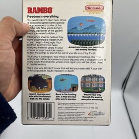 Rambo NES Nintendo Complete CIB Authentic! GREAT Condition! NICE!