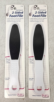 PediFix Pedi-Quick 2-Sided Foot File - Lot of 2