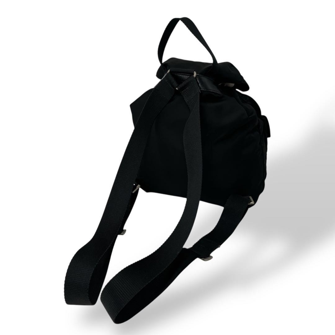 Prada Mini Backpack Drawstring Backpack Triangle … - image 5