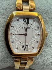 Ladies Seiko Limited Edition Radio Wave Control Solar Diamond Dial Watch WORKS