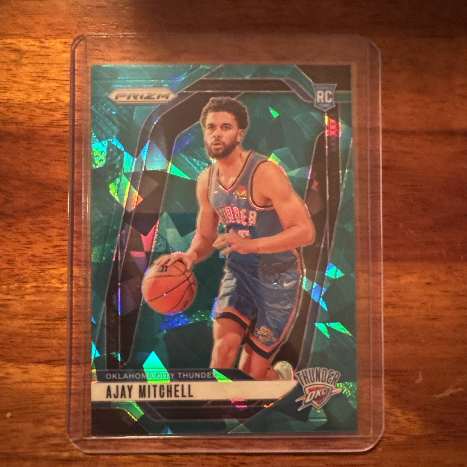 2024-25 Panini Prizm - Ajay Mitchell #226 Teal Ice Prizm /225 (RC)