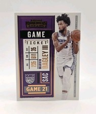 2020-21 Panini Contenders - Marvin Bagley III #19 Game Ticket Bronze