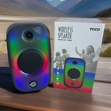 Portable High Quality Wireless Bluetooth RGB Light Up Speaker YOCO Y309B NEW 