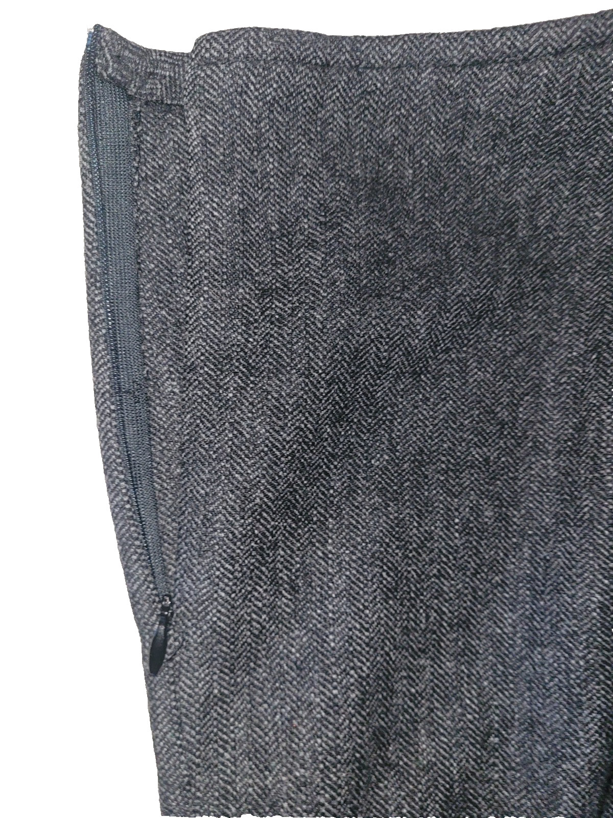 Max Mara Weekend DkGray Wool Herringbone WideLegT… - image 21