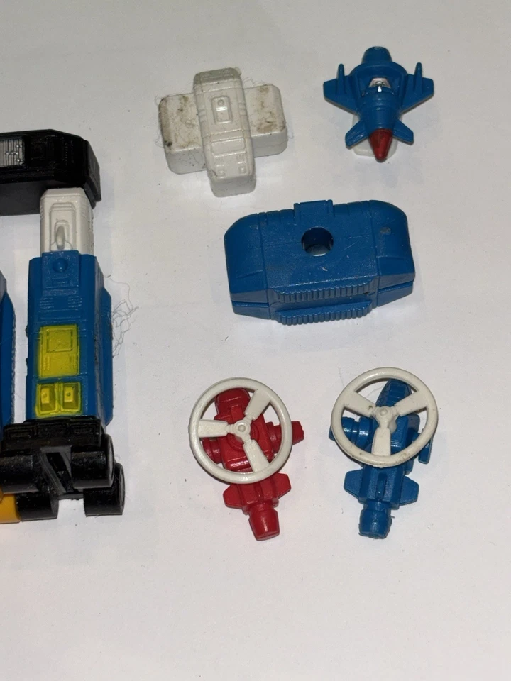 Lote de peças de bonecos de ação de borracha vintage VOLTRON Vehicle Team Assembler LJN Toys - Imagem 3 de 4