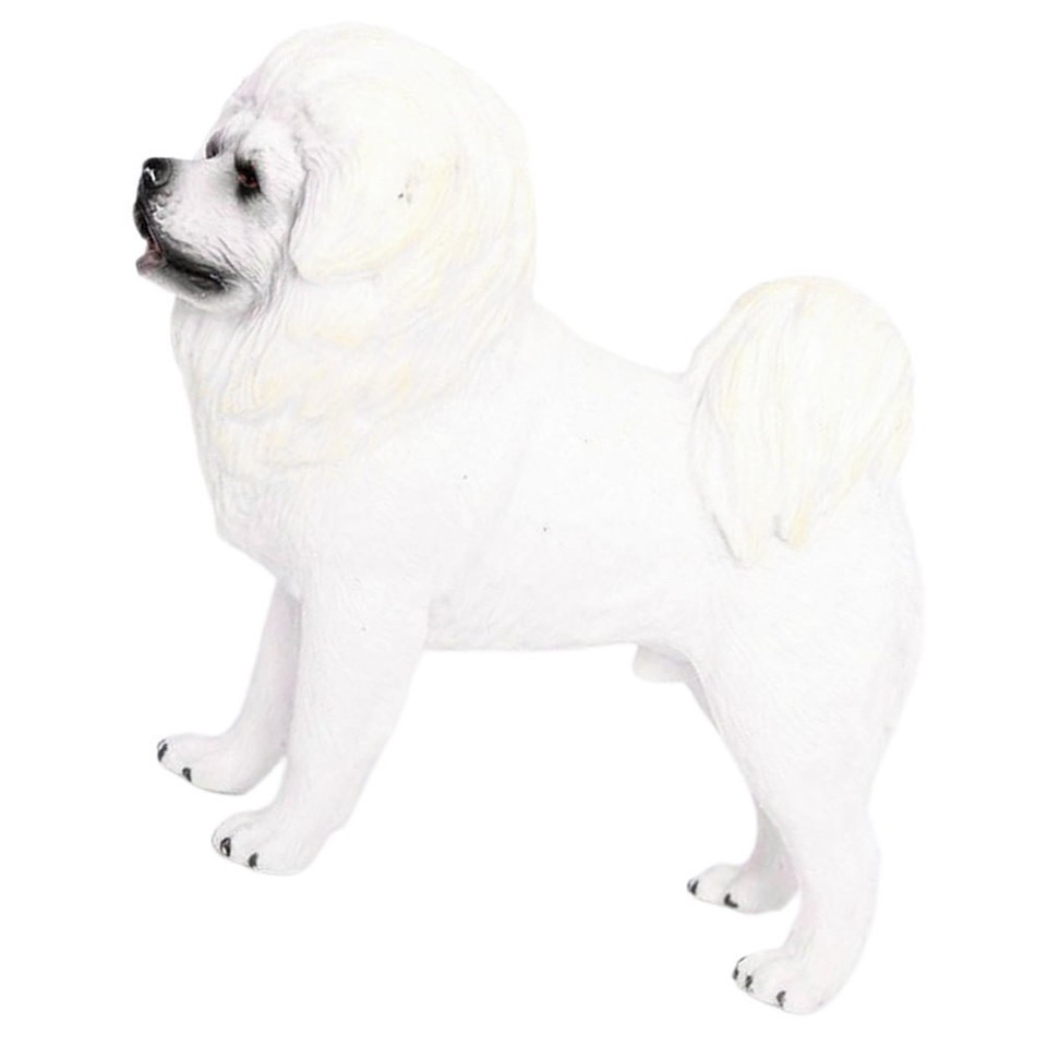Dog Similes Black PVC Reusable Simulation Dog Model Realistic Puppy Decoration ...