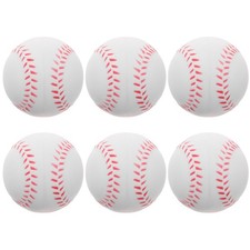 6 Pcs Training Baseballs Ballon De Balle Pour L'entraînement Doux