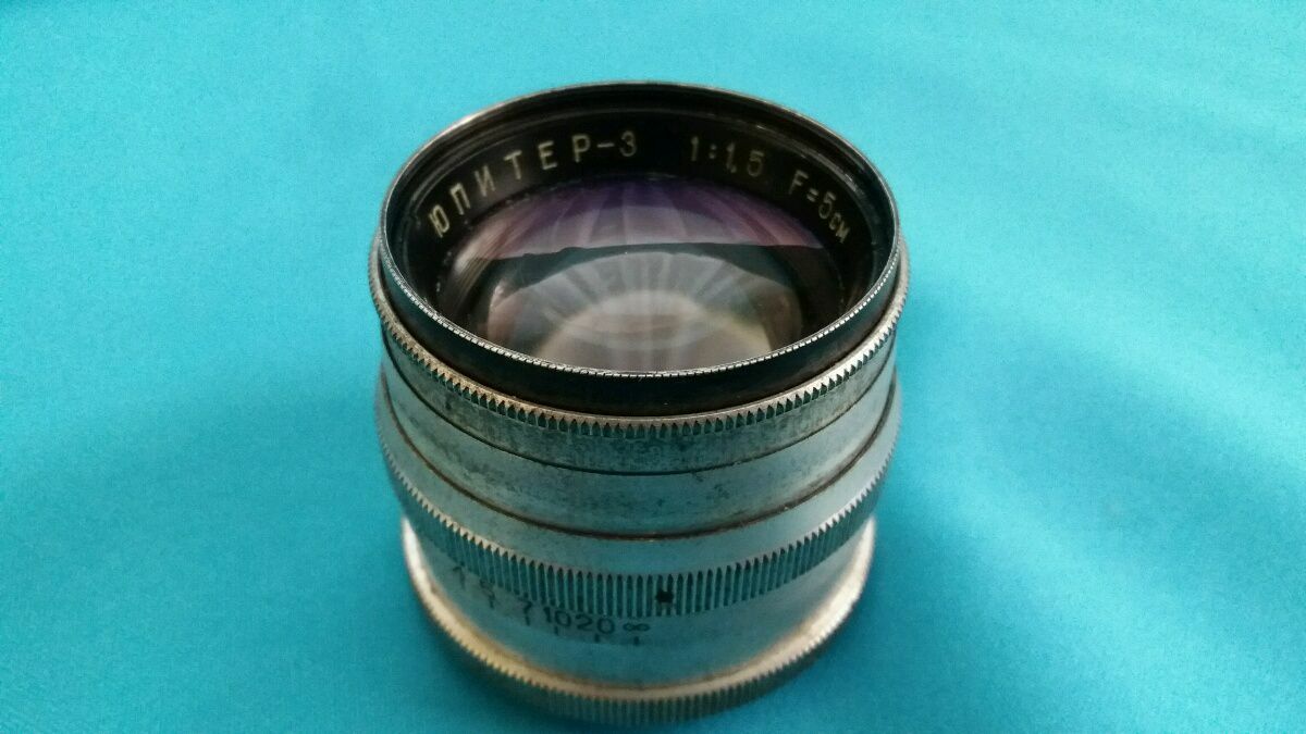 Jupiter-3 1.5/50 M39 L39 + Leica M adapter portrait lens Jupiter-3 1.5/50 M39 L39 + Leica M adapter portrait lens
