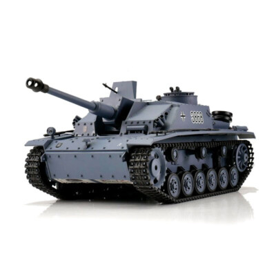 RC Panzer StuG 3 Sturmgeschütz Heng Long 1:16 Stahlgetriebe BB + IR 2.4Ghz V7.0