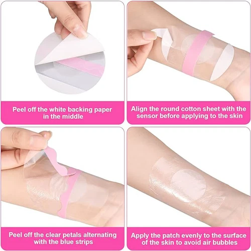 25/50 Pack Libre Sensor Covers Waterproof Patches for Freestyle Libres. - Picture 4 of 6