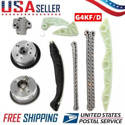 Timing Chain Kit For 06-10 Hyundai Sonata Kia Rondo Optima Forte 2.4L DOHC G4KD