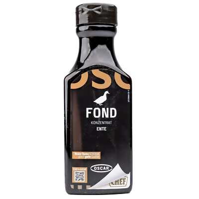 OSCAR - Fond Konzentrat Ente 200 ml - Flüssiger Entenfond für Suppen, Saucen